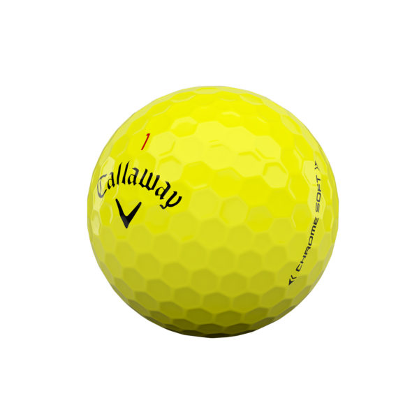 chrome-soft-golf-ball-2020-yellow-quarter-view